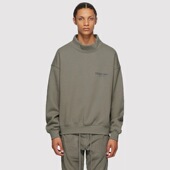 20款 FEAR 字母反光logo套头加绒高领卫衣 ESSENTIALS FOG GOD