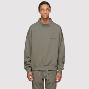 20款 GOD FOG 字母反光logo套头加绒高领卫衣 ESSENTIALS FEAR