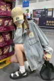 简约大方的蓝色牛仔上衣女早秋2025新款百搭显瘦小个子减龄短外套，女装短外套，2C112