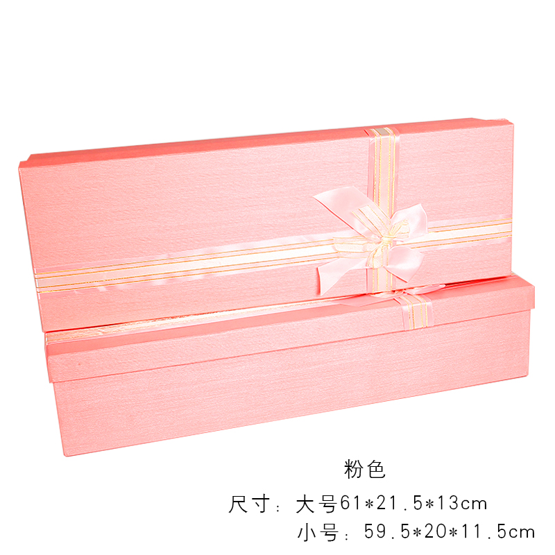 花束鲜花礼盒挚爱玫瑰花束盒套二长方形盒子花店用品 礼盒2套包邮
