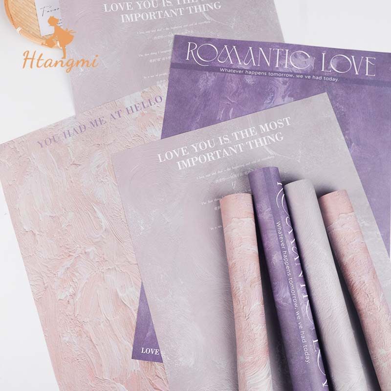 汉唐美乌梅紫酱油画纸网红背景纸鲜花花束包装纸印花牛皮纸包花纸,鲜花速递/花卉仿真/绿植园艺,花艺包装纸,淘宝优惠券,粉丝福利购,淘宝优惠卷