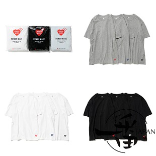 3PACK 小爱心纯棉打底短袖 一番 SHIRT HUMAN 现货 MADE SET T恤