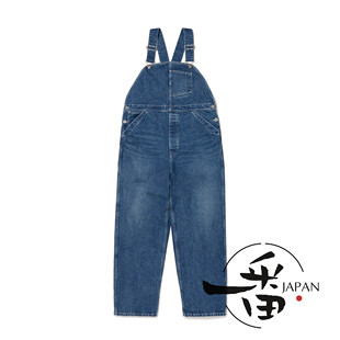 OVERALLS MADE DENIM HUMAN 复古背带牛仔裤 一番 背带裤 国现