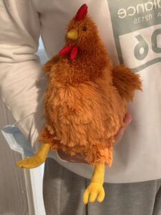 母鸡抱枕英国跨境jeycat塞西尔克鲁尼公鸡CeileChckn创意毛绒玩偶