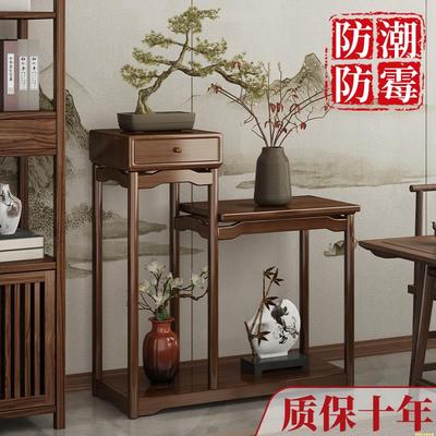 花架子家用客厅落地式置物架阳台花盆托托架摆放架中式彷古多层花
