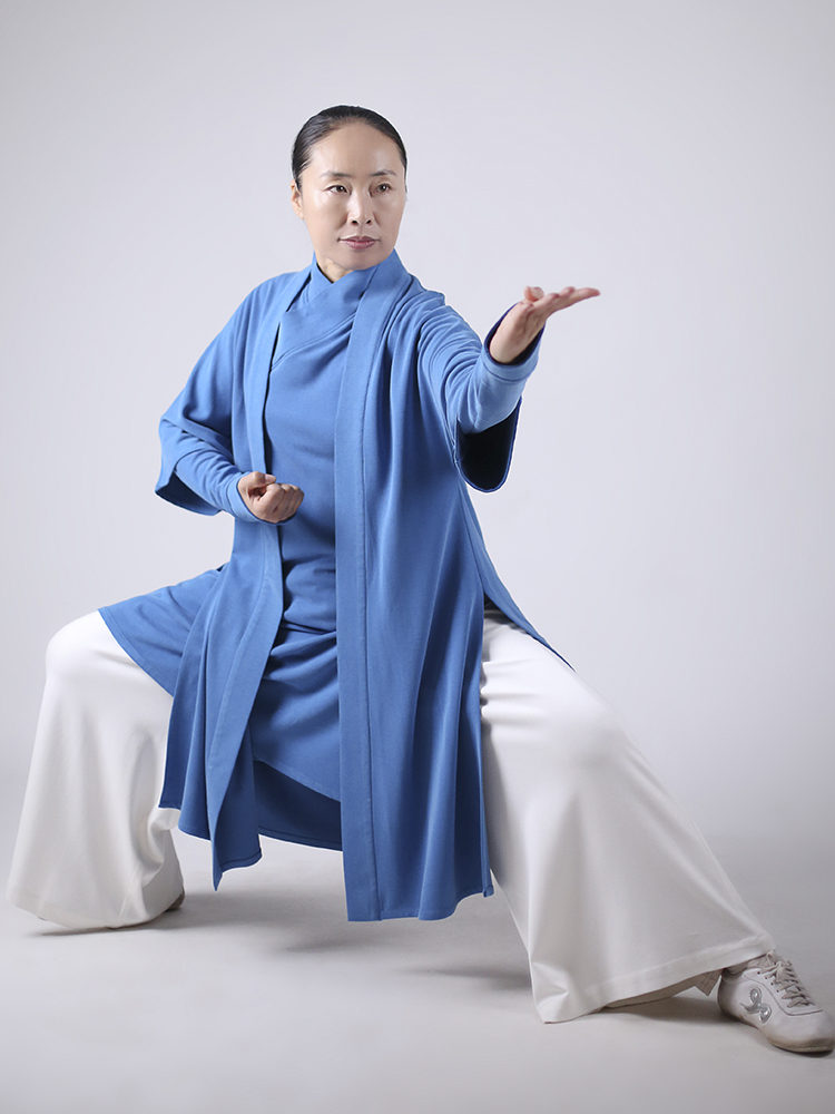 马蕾太极女新款莫代尔太极表演服