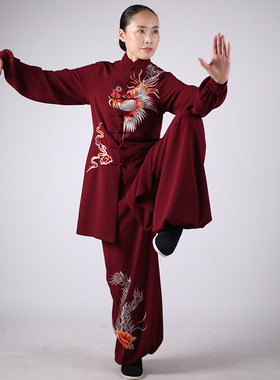 马蕾太极女式修身太极服