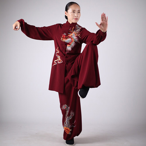 马蕾太极女式修身太极服