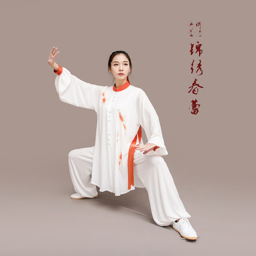 马蕾太极服春夏季彩绘表演服