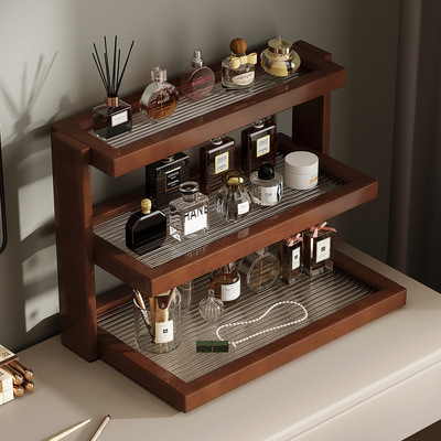 桌上置物架台面杯子收纳架梯形亚克力水杯架子咖啡杯整理收纳托盘