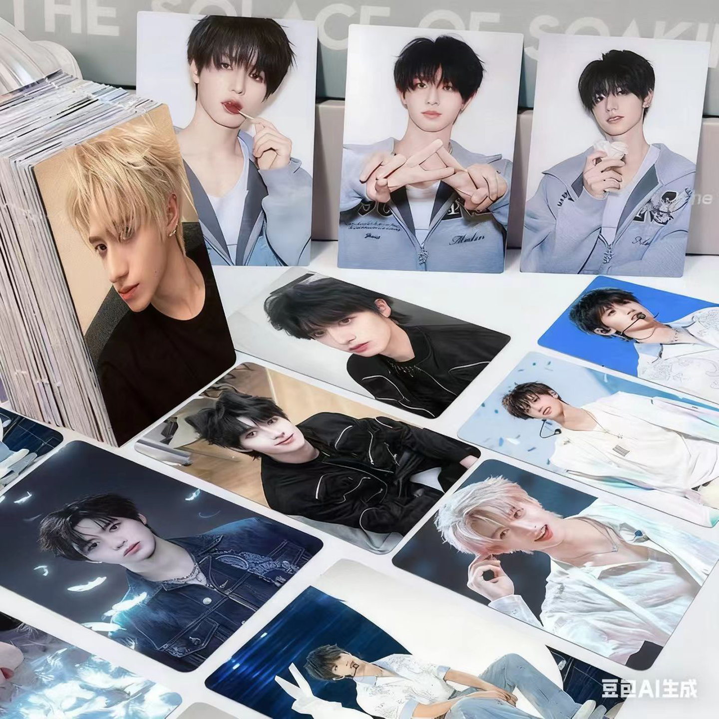 55张朱志鑫高颜小卡写真拍立得