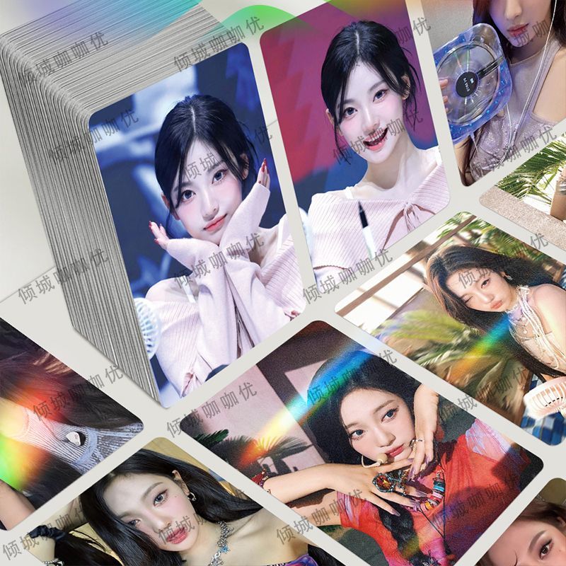 宁艺卓镭射小卡56张全套LOMO卡