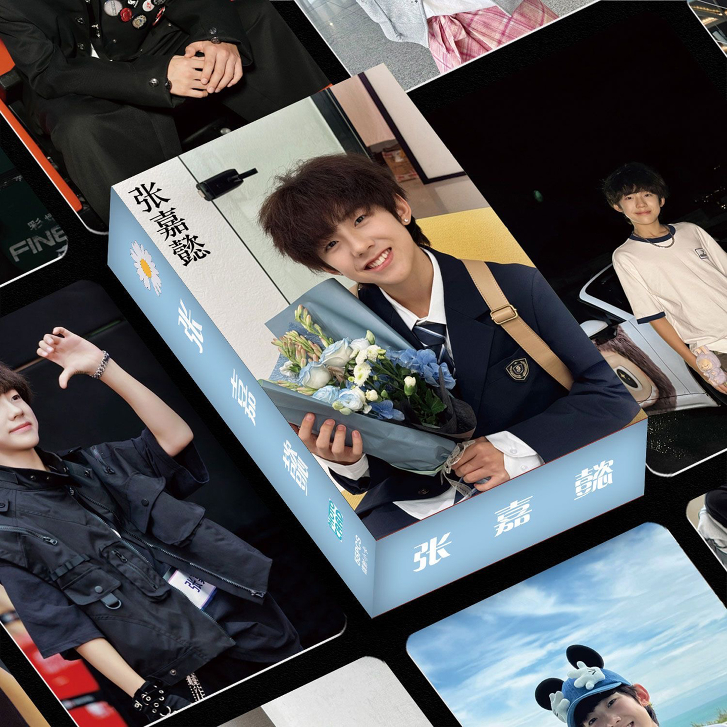 张嘉懿新款小卡满天星盒装LOMO卡