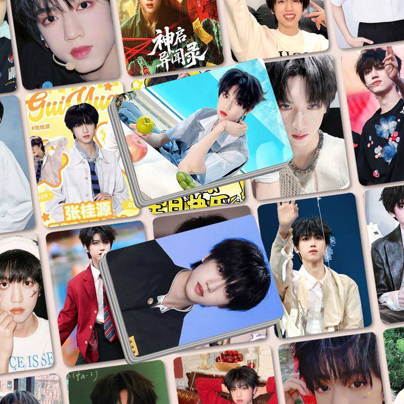 张桂源明星周边盒装镭射小卡三寸LOMO生日礼物三寸珍藏卡卡册卡膜