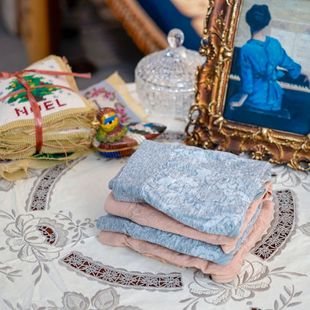 A118女罗布麻灰色内裤买一送一