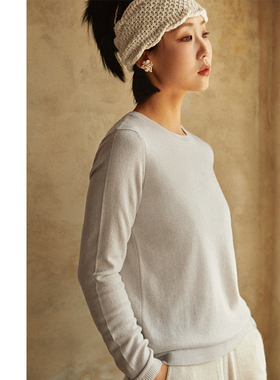 Say Ya【幻】人间颜色 baby小山羊绒精奢通勤套头衫 基础简约