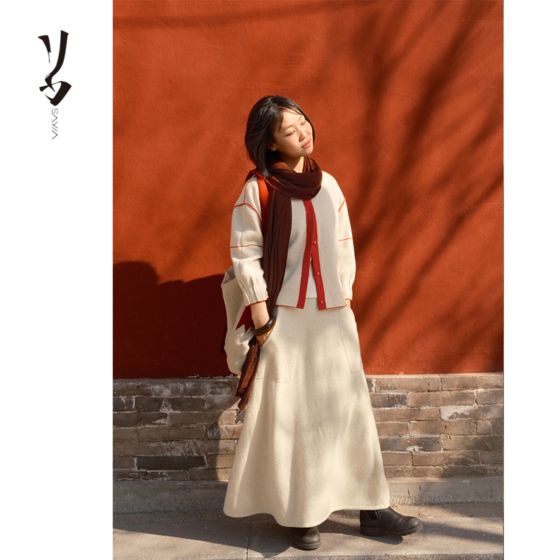 加密羊绒双穿质感外套百搭俏