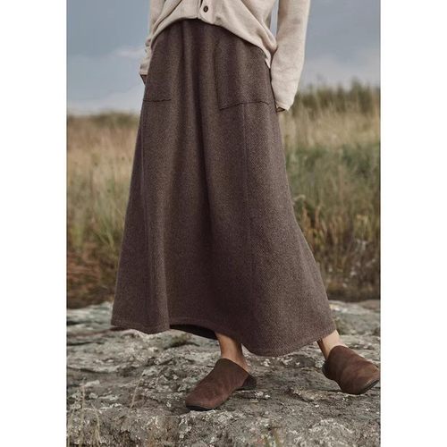 SayYaA版百搭羊绒半裙