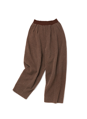 Say Ya【幻】休闲感玲珑纱定纺针织卫裤 宽松百搭