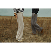 幻 远行裤 Say 显瘦针织羊绒直筒裤 多色选