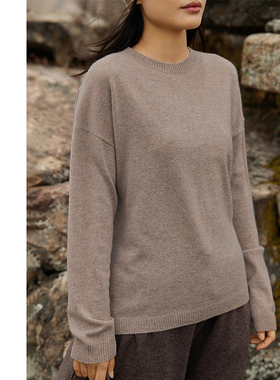 Say Ya【幻】慢热 纯色简约羊绒套头衫 基础款/百搭