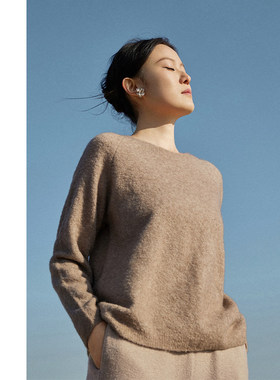 Say Ya【幻】特殊纱蜜猫系列慵懒套头衫 松软治愈感的简约