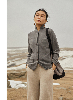 Say Ya 【幻】2025秋定制小桂花女装内搭羊绒小西服外套 多色可选