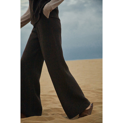 通勤SayYa羊绒直筒裤