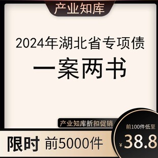 2024湖北专项债专栏 两案一书 方案 法律意见 财务评价