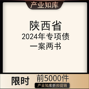 2024年陕西省专项债一案两书