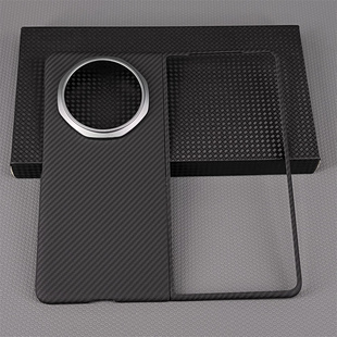 适用荣耀magicv5凯夫拉手机壳芳纶纤维折叠屏保护套MagicV5新款前壳全包v5磁吸轻超薄碳纤维防摔商务高级硬壳