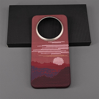 适用华为mate80promax手机壳超薄凯夫拉芳纶纤维Mate80碳纤维保护套防摔磁吸80Pro散热新款轻薄rs高端