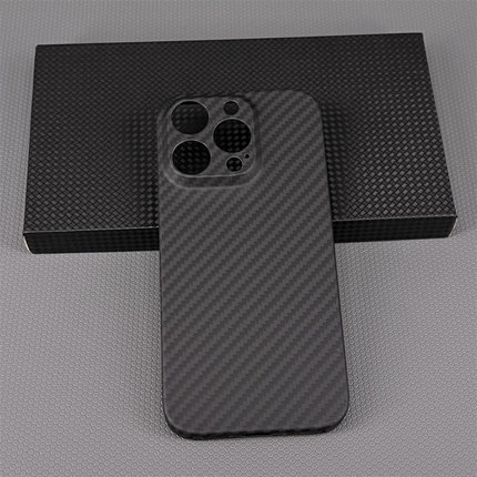 适用iphone16promax凯夫拉手机壳16苹果16pro600D超轻薄芳纶碳纤维纹男士新款16plus全包边16防摔磁吸保护套