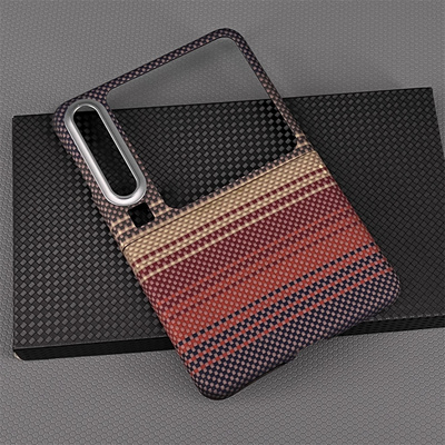 适用华为purax手机壳轻薄全包凯夫拉芳纶纤维Pura X典藏版碳纤维新款阔型屏小折叠保护套磁吸防摔散热商务壳