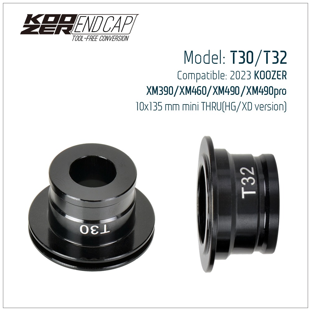 2023新款KOOZER XM490pro 490 460 迷你桶轴10x135 12x135mm 端帽