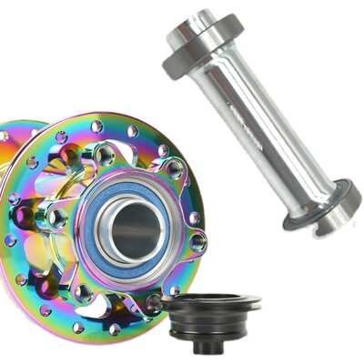 23款 Koozer15x100 15x110mm xm490 pro 单前花鼓铝合金轴心 轴杆