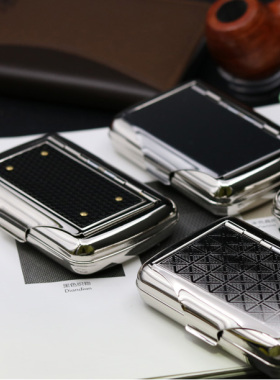 770 金属烟盒电镀金属烟盒 多功能迷你便携烟斗盒