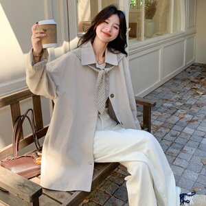 档口有货 撞色格子风衣外套，帽子可脱卸 2B218-2526-P175，控258图片