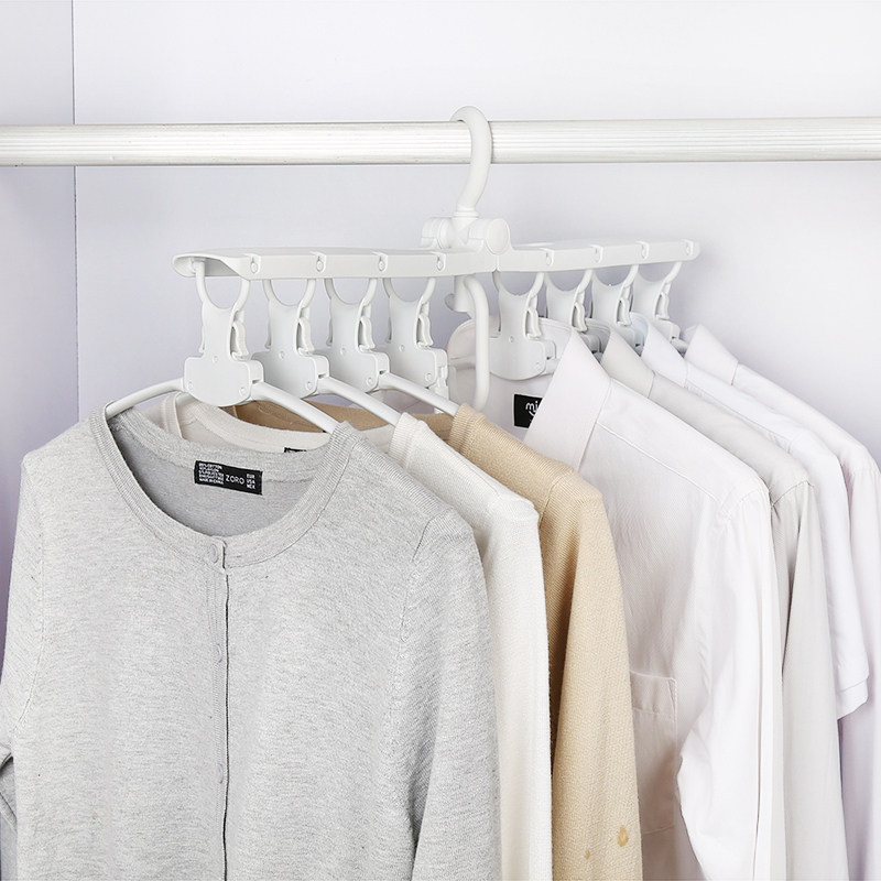 multi-function clothes Shelf household Plastic No trace wardrobe Clamp Clothes hanger fold Telescoping Coat hanger clothesin the Storage consolidation , Wash clothing/Sun/Care Products , Hanger  category - from Buy2taobao.com to provide professional Taobao agent buy service