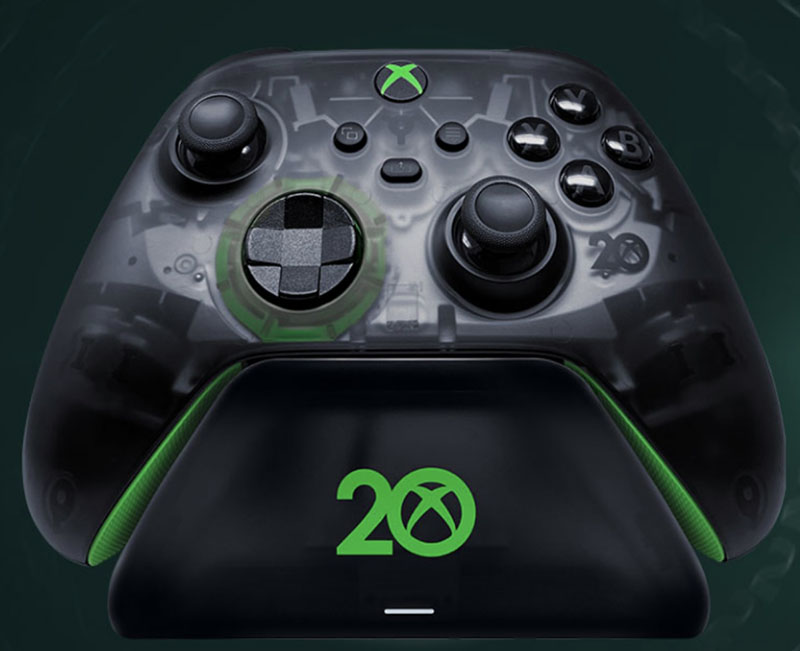 雷蛇xbox20周年无线手柄底座