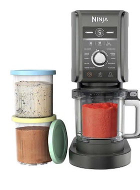 Ninja CREAMi Deluxe 11合1 冰淇淋和冷冻食品机CN501CO/NC501