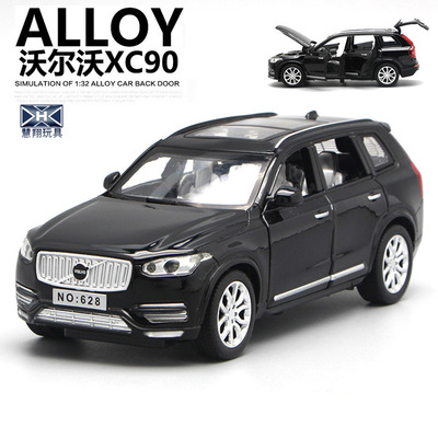 沃尔沃仿真灯光音乐儿童汽车模型