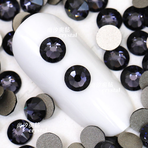 施华洛2088平底253石墨灰美甲钻