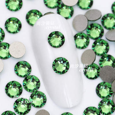 施华洛2088平底360翠绿色美甲