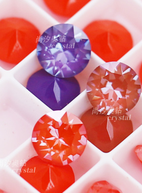 正品施家1088美甲尖底L159l橙炽色L160I褐红L161紫炽色美甲饰品钻