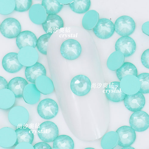 施华洛2088平底L168i薄荷绿美甲