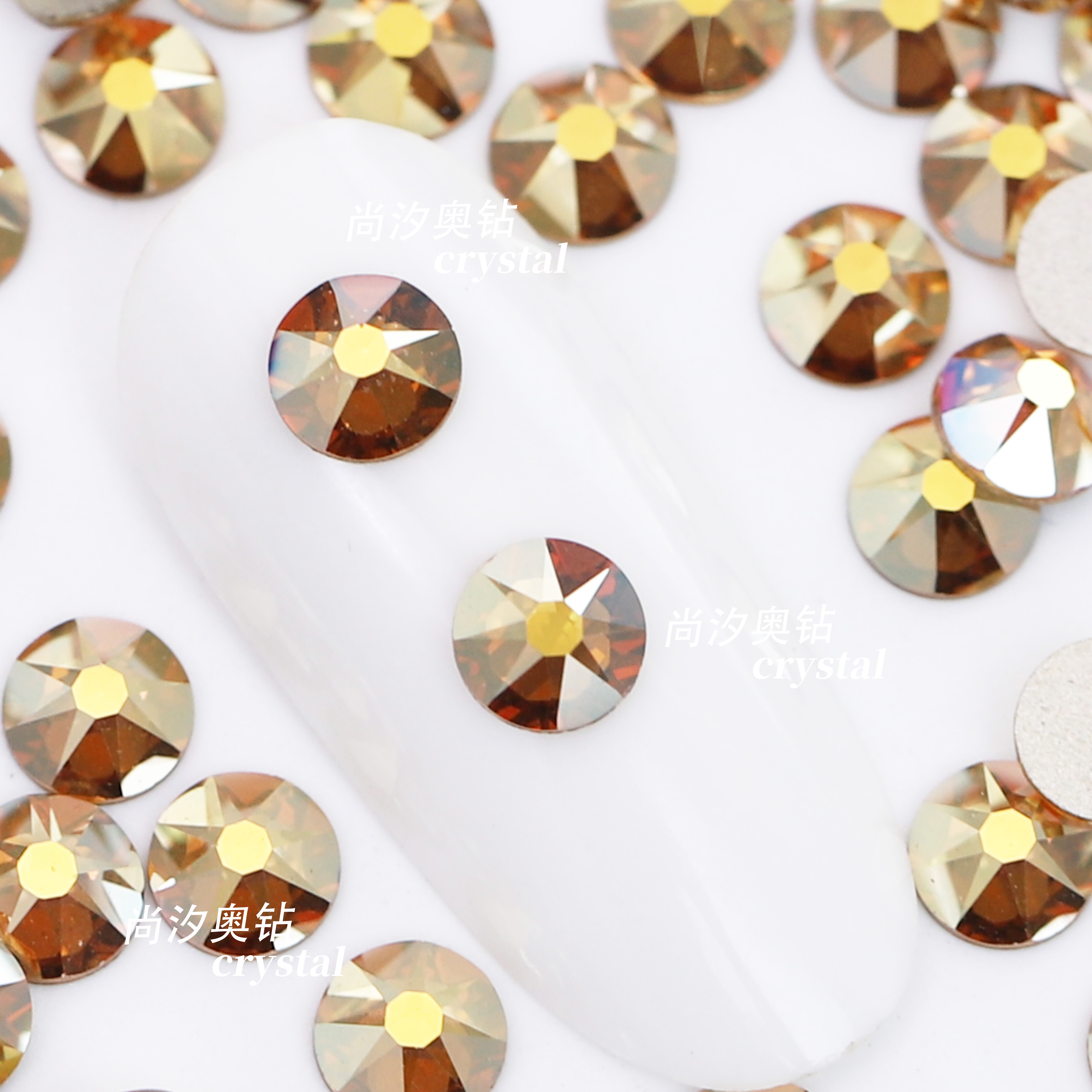 施华洛2088平底METSH阳光金美甲