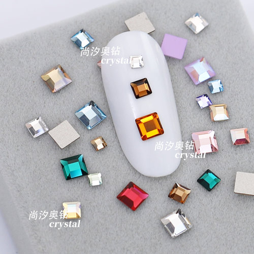 施华洛2400正方形美甲饰品钻