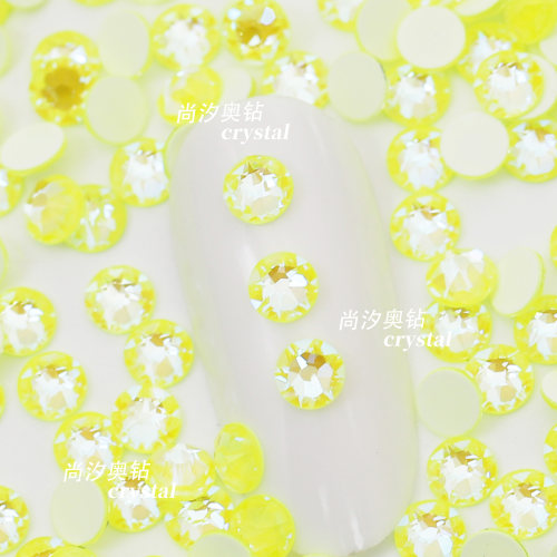 施华洛2088平底L138D电光黄美甲
