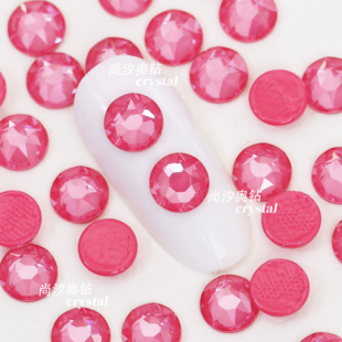 正品奥地利施家水晶华子L177i玫粉平底美甲烫钻服装diy宠物发夹